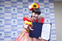 静岡県浜松市の魅力をPRする親善大使に「ももいろクローバーZ」の百田夏菜子さんが就任した。