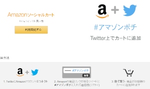 Amazon.co.jpは11日、Twitterと連動した新機能「Amazonソーシャルカート」を開始したと発表した。