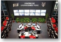 アルゼンチン・ティグレ市の街中監視システムオペレーションセンター