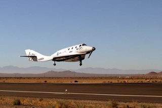 スペースシップツー、新ロケット・モーターの「コールド・フロー」試験に成功（Image credit: Virgin Galactic）