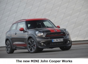 ビー・エム・ダブリューは、プレミアム・コンパクト・セグメントのスポーツ・アクティビティ・クーペ「MINI Paceman（ペースマン）」をモデルチェンジして、同日販売開始した。