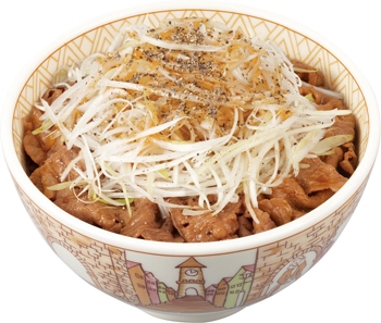 すき家は、過去にレギュラーメニューだった「白髪ねぎ牛丼」を9月25日から復活販売する。