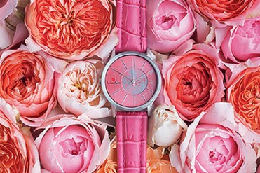 「花×時間」ニコライバーグマンがデザインする時計 - リベンハムから登場