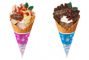サーティーワンからクリスマスサンデー登場！ミルフィーユとフォレノワールの大人な味わい