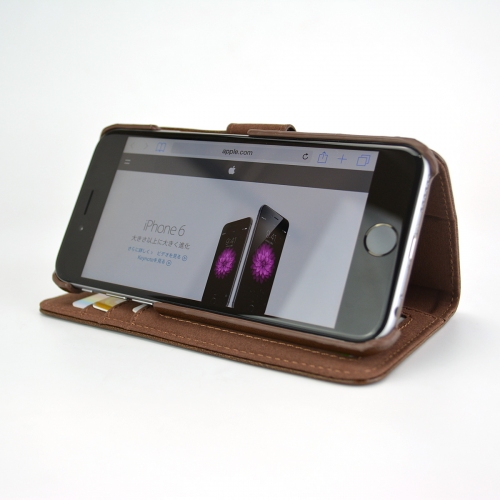 スペックコンピュータは、ウォレットケース・ハードケースの2WAY仕様iPhone6用レザーケース『Walegee+ Wallet Case for iPhone6』の予約受付を開始した。