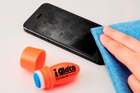 キングジムが11月21日にする、スマートフォンのタッチパネル用コーティング剤「iガラコ」