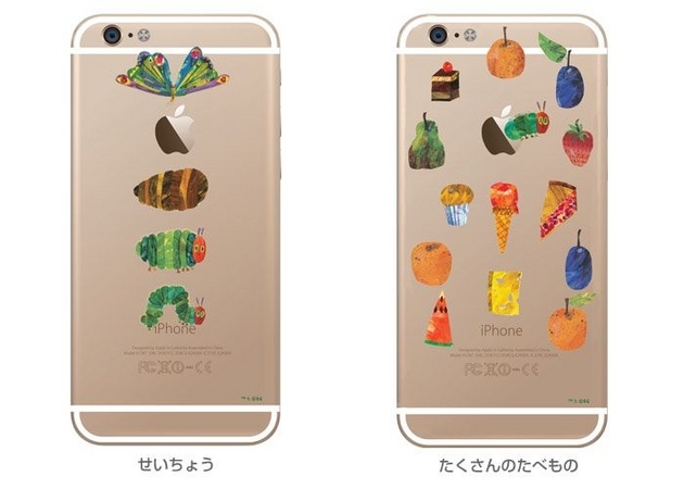 絵本の世界をそのまま表現する『[iPhone 6/iPhone6 plus専用] はらぺこあおむしケース』