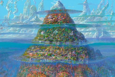 『耳をすませば』背景美術担当＆宮崎駿も惚れ込んだ、井上直久の個展 - 渋谷で開催
