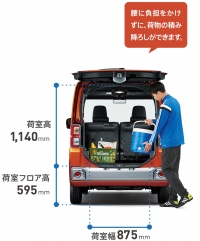 ダイハツ工業が10日発売したトールワゴン型の軽自動車「ウェイク」（写真提供：ダイハツ工業）