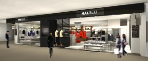 はるやま商事は、30～50歳のビジネスパーソンをターゲットとした新業態「HAL SUIT PREMIUM LOUNGE」の第1号店をイオンモール岡山に出店する。