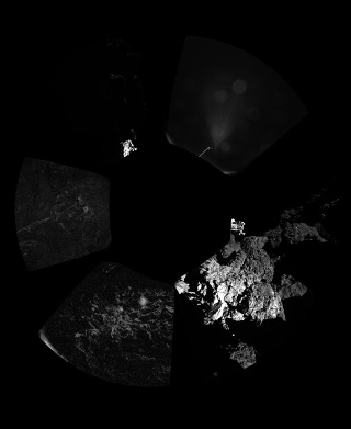 着陸機フィラエ、予定していたミッションを完了し休眠（Image credit: ESA/Rosetta/Philae/CIVA）