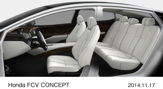 ホンダは、新型FCVのコンセプトカー「Honda FCV CONCEPT」を発表した。(写真提供：ホンダ)
