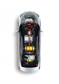 トヨタ自動車が12月に発売するセダンタイプの新型燃料電池自動車(FCV)「MIRAI(ミライ)」（写真提供：トヨタ自動車）