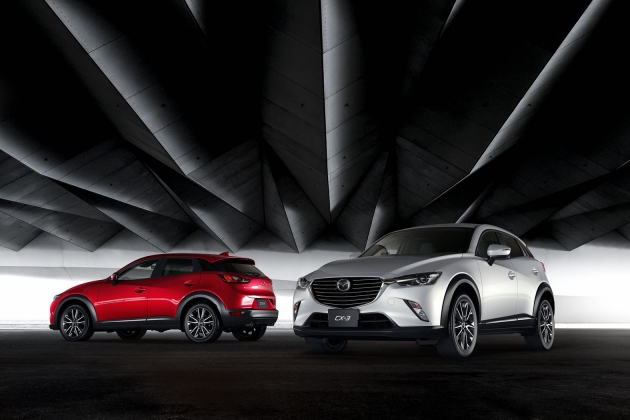 マツダは、2015年春に発売予定の新型コンパクトクロスオーバーSUV「CX-3」のデザインを公開した（写真提供：マツダ）