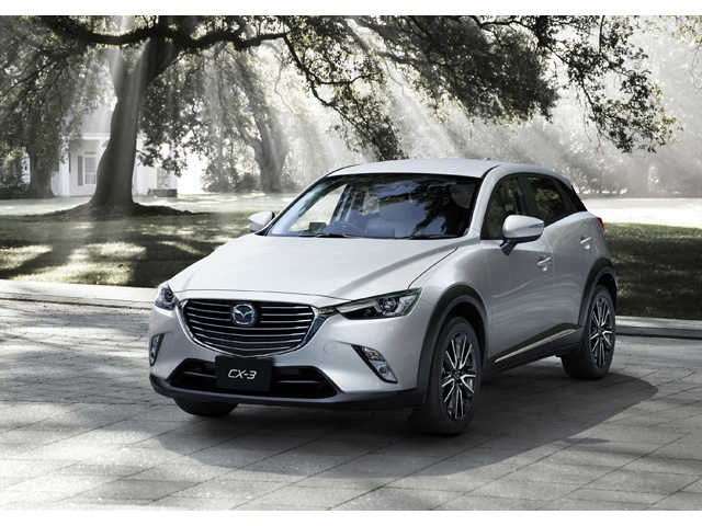 2015年の春に日本で発売する予定の新型マツダ「CX-3」、デミオをベースに開発したコンパクトなSUVだ