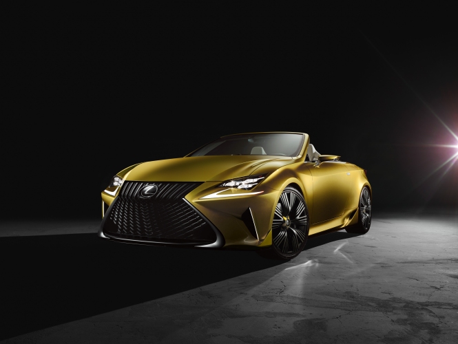 LEXUSのオープンエアタイプコンセプトカー「LEXUS LF-C2」(写真提供：トヨタ自動車)