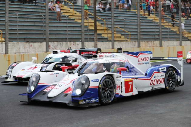トヨタ・レーシングは、11月30日に開催された「FIA世界耐久選手権シリーズ(WEC)第6戦サンパウロ6時間レース」にて、2位、4位でフィニッシュした（写真提供：トヨタ自動車）
