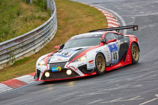 ニュルブルクリンク24時間耐久レース2014参戦車両のLEXUS LFA（48号車）（写真提供：トヨタ自動車）