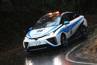 トヨタ自動車のモータースポーツ・ブランド「GAZOO Racing」が「東京オートサロン2015」に出展するMIRAI（ラリー仕様車）（写真提供：トヨタ自動車）