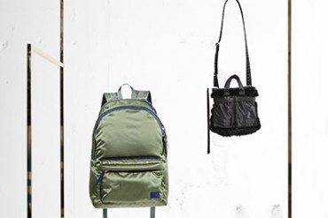 sacai×PORTER、デイパック&ファー付きヘルメットバッグ発売