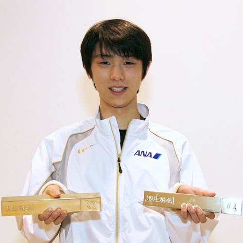 大賞を受賞した羽生結弦さん(「Yahoo!検索大賞」の公式サイトより)