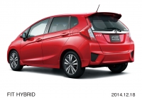 ホンダが一部改良して19日に発売するコンパクトカー「FIT HYBRID(フィット ハイブリッド)」（写真提供：ホンダ）