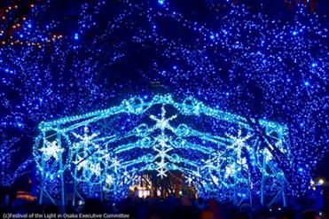 大阪の夜を彩る「大阪・光の饗宴 2014」世界最長のイルミネーションも