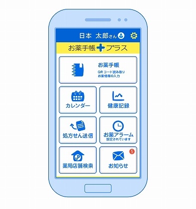 日本調剤は、電子版お薬手帳「お薬手帳プラス」iPhone版の運用を開始した。