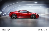 ホンダが北米国際自動車ショーで世界初披露したAcura新型「NSX」 （本田技研工業の発表資料より）