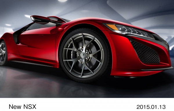 ホンダが北米国際自動車ショーで世界初披露したAcura新型「NSX」 （本田技研工業の発表資料より）