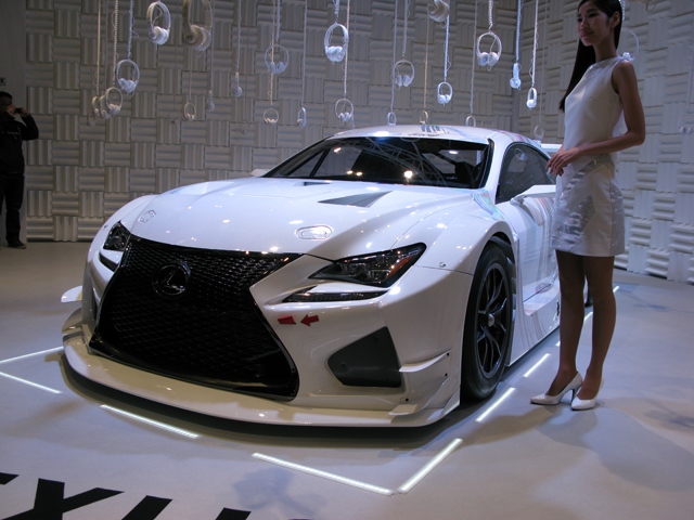 純白のボディで発表となったレクサス「RC F GT3 Concept」、今期の国際GT3クラスのレースで活躍となるか?