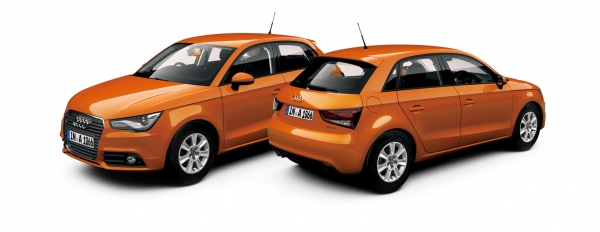 人気色「Samoa Orange」を纏った110台の限定モデル「Audi A1 Sportback color selection -“Samoa Orange”」（写真提供：アウディジャパン）