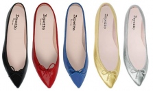 「レペット(repetto)」初のポインテッドトゥフラットバレリーナシューズとラバーソールモデルが登場