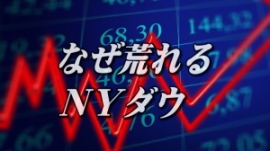 ＮＹダウが荒れている。直近の２日間で５００ドル近く下げ、次の日の２９日は２２５ドル高と急反発している。このところ激しい値動きが目立つ。