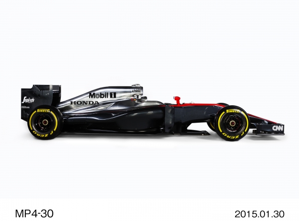 McLaren‐HondaのF1参戦新型マシン「MP4‐30」（写真提供：ホンダ）