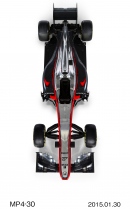 McLaren‐HondaのF1参戦新型マシン「MP4‐30」（写真提供：ホンダ）