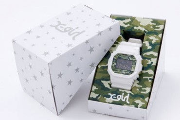 X-girlからG-SHOCKとのコラボモデル登場 - ストリート感漂う、カモフラージュ柄