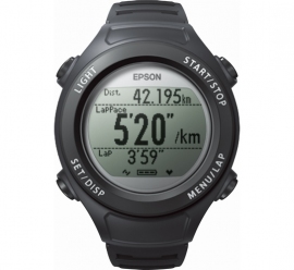 セイコーエプソンのGPS Sports Monitor「WristableGPS」の新商品「SF-110B」（写真提供：セイコーエプソン）