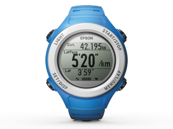 セイコーエプソンのGPS Sports Monitor「WristableGPS」の新商品「SF-110C」（写真提供：セイコーエプソン）