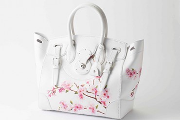 ラルフ ローレンから日本限定「桜リッキーバッグ」発売 - 売上は被災地の桜メンテナンスの費用に