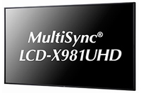 MultiSync LCD-X981UHD (NECディスプレイソリューションズの発表資料より)