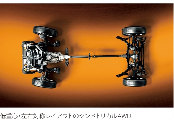 新型レガシィのAWD（写真提供：富士重工業）