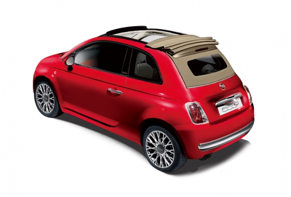 FCAジャパンが40台限定で販売する「Fiat 500C Mimosa」（FCAジャパンの発表資料より）