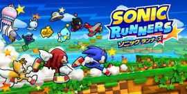 「ソニック」シリーズ最新作『ソニック ランナーズ』がApp StoreとGoogle Playで配信開始された（写真：セガネットワークスの発表資料より）