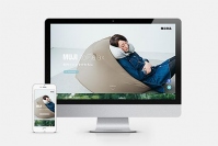 良品計画は、人気商品「体にフィットするソファ」の認知向上を図るため、キャンペーンサイトとアプリ「MUJI to Relax」を公開した（写真：同社発表資料より）