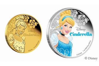 泰星コインは、『ディズニープリンセス・コインシリーズ 第1貨 シンデレラ』の国内販売を開始した。