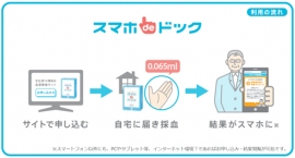 「スマホdeドック」の利用の流れ（KDDIの発表資料より）