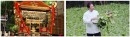 （左）大阪の夏の風物詩「天神祭」（右）「アル・ケッチァーノ」奥田政行シェフと庄内鶴岡の畑　オリジナル高品質4K映像コンテンツより、「Meet Japan!」シリーズのサンプル（凸版印刷の発表資料より）