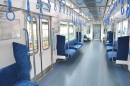 5700系車両の車内（阪神電気鉄道の発表資料より）