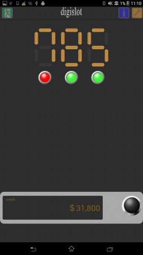 お金いらずのお手軽スロット！シンプルなデジタル型 - Android アプリ 「デジスロ」